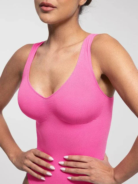 Curvypower | Australia bodysuit Women Tummy Control and Bust Support Shaping Bodysuit with T-Back Brief