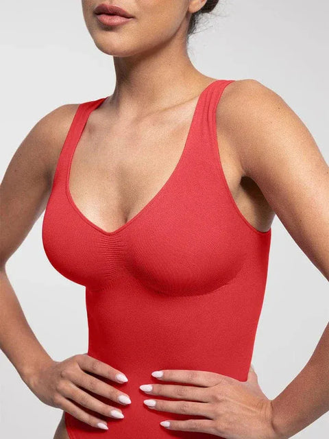 Curvypower | Australia bodysuit Women Tummy Control and Bust Support Shaping Bodysuit with T-Back Brief