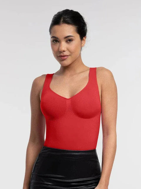 Curvypower | Australia bodysuit Women Tummy Control and Bust Support Shaping Bodysuit with T-Back Brief