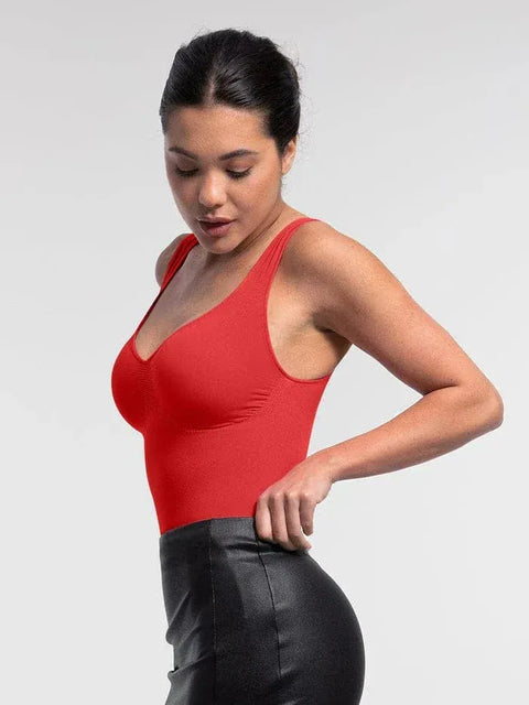 Curvypower | Australia bodysuit Women Tummy Control and Bust Support Shaping Bodysuit with T-Back Brief