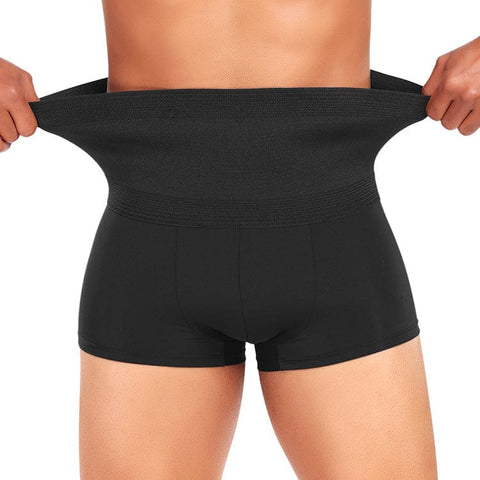 Curvypower | Australia Boxer Shorts Black / S Seamless High Waisted Compression Men Shaping Boxer Shorts