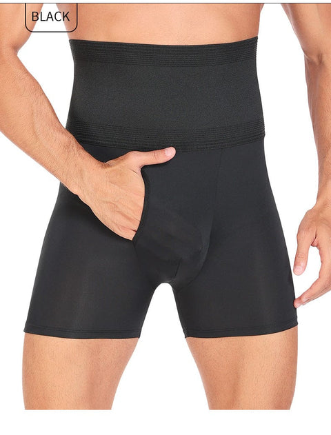 Curvypower | Australia Boxer Shorts Men's High Waist Slimming and Tummy Control Shaping Boxer Shorts