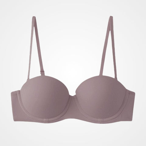 Curvypower | Australia Bra Purple / 70A Half Cup Push Up Anti-Sagging Support Bra