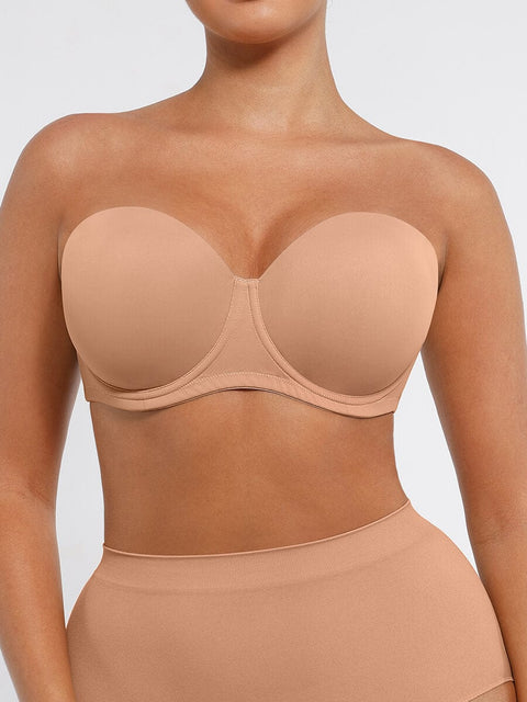 Curvypower | Australia Bra Push-Up Underwire Strapless Bra