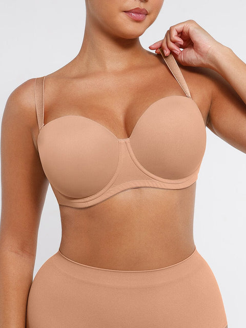 Curvypower | Australia Bra Push-Up Underwire Strapless Bra