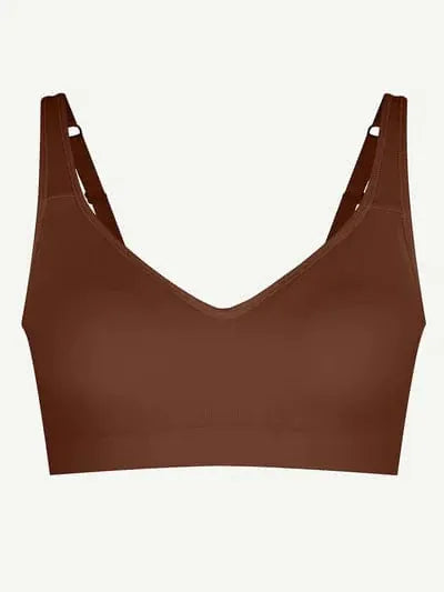 Curvypower | Australia Bras Comfortable Non Wired Push Up Bra with Wide Straps for Seamless Bust Support