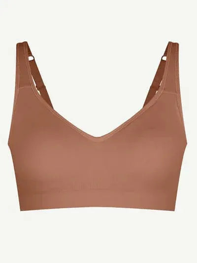 Curvypower | Australia Bras Comfortable Non Wired Push Up Bra with Wide Straps for Seamless Bust Support