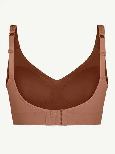Curvypower | Australia Bras Comfortable Non Wired Push Up Bra with Wide Straps for Seamless Bust Support