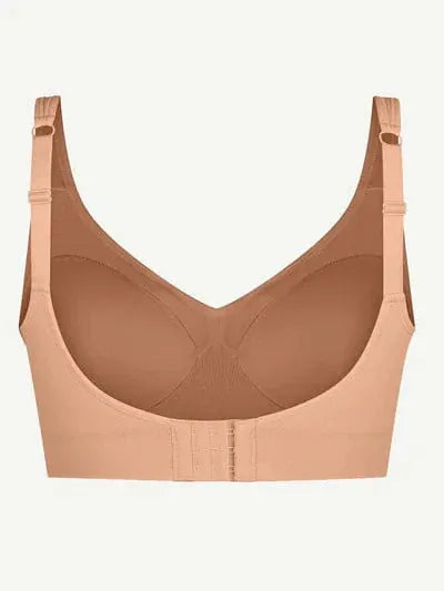 Curvypower | Australia Bras Comfortable Non Wired Push Up Bra with Wide Straps for Seamless Bust Support
