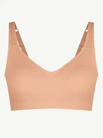 Curvypower | Australia Bras Comfortable Non Wired Push Up Bra with Wide Straps for Seamless Bust Support