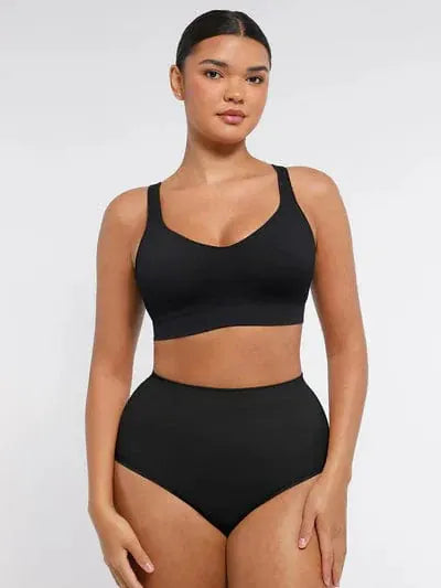 Curvypower | Australia Bras Comfortable Non Wired Push Up Bra with Wide Straps for Seamless Bust Support