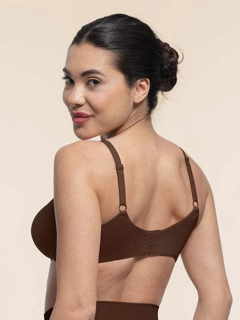Curvypower | Australia Bras Comfortable Push Up Sheer Mesh Underwire Bra with Adjustable Straps