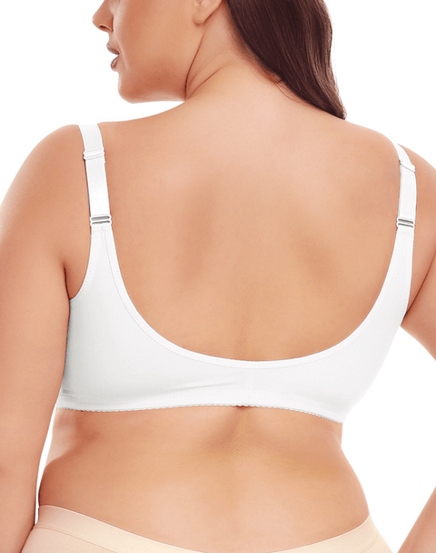 Curvypower | Australia Bras Front Fastening Wireless Plus Size Push Up Support Bra