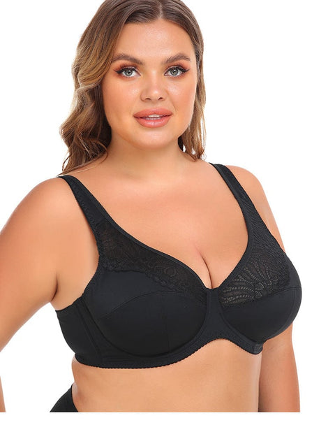 Curvypower | Australia Bras Plus Size Lace Wired Support Push-Up Bra