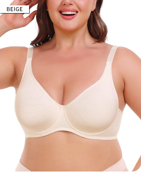 Curvypower | Australia Bras Plus Size Non Wired Pushup High Support Bra