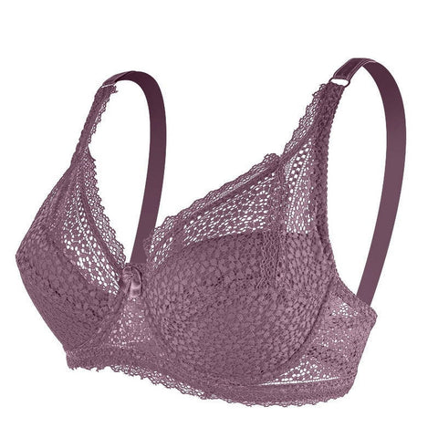 Curvypower | Australia Bras Plus Size Underwire Push Up Lace Support Bra