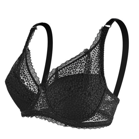 Curvypower | Australia Bras Plus Size Underwire Push Up Lace Support Bra