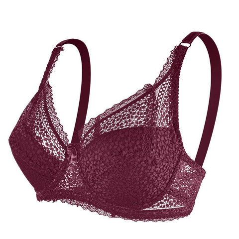 Curvypower | Australia Bras Plus Size Underwire Push Up Lace Support Bra