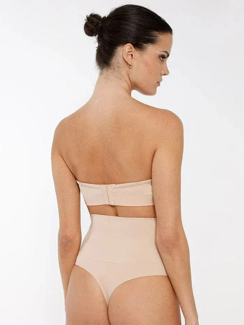 Curvypower | Australia Bras Seamless Bandeau Strapless Brassiere Non Wired push up Bra with Removable Pads