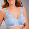 Curvypower | Australia Bras Skyblue / S Female Non Wired and Seamless Front Fastening Push Up Lace Bras