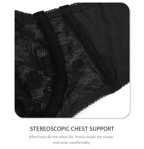 Curvypower | Australia Bras Ultra Thin Lace Push Up Bra with Ring Steel