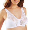 Curvypower | Australia Bras White / S Female Non Wired and Seamless Front Fastening Push Up Lace Bras