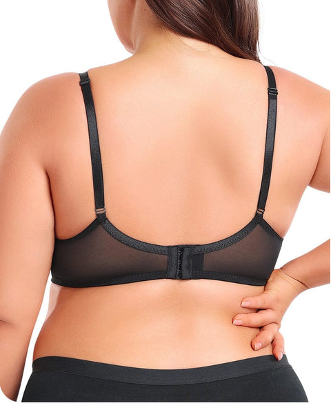 Curvypower | Australia Bras Women Plus Size Lace Bra with Underwired Chest Support