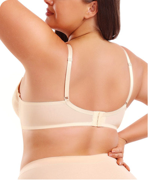 Curvypower | Australia Bras Women Plus Size Lace Bra with Underwired Chest Support