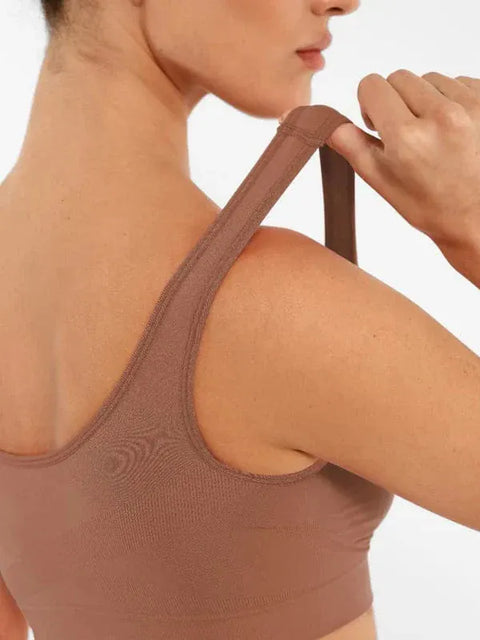 Curvypower | Australia Bras Women's Comfortable Non Wired Sleep Lounge Bra With Wide Straps