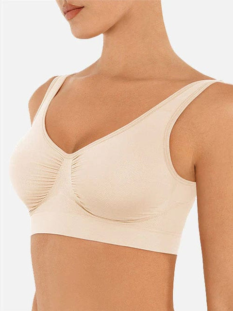 Curvypower | Australia Bras Women's Comfortable Non Wired Sleep Lounge Bra With Wide Straps