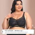 Curvypower | Australia Bras Women's Plus Size Non Wired Lace Bra