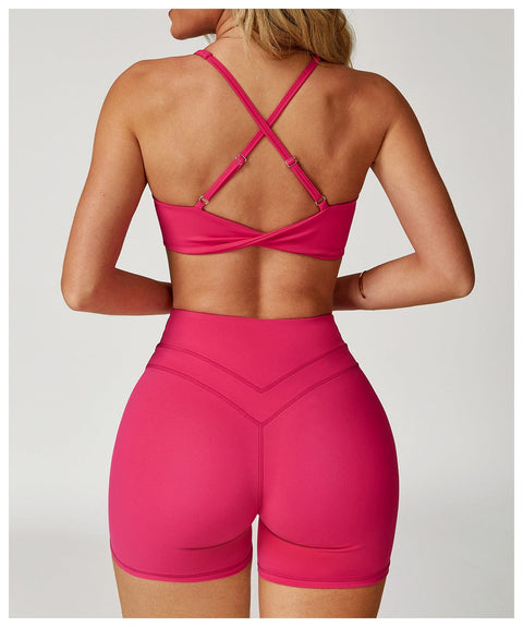 Curvypower | Australia Bras Women Support Sports Yoga Bra with Adjustable Cross Shoulder Straps