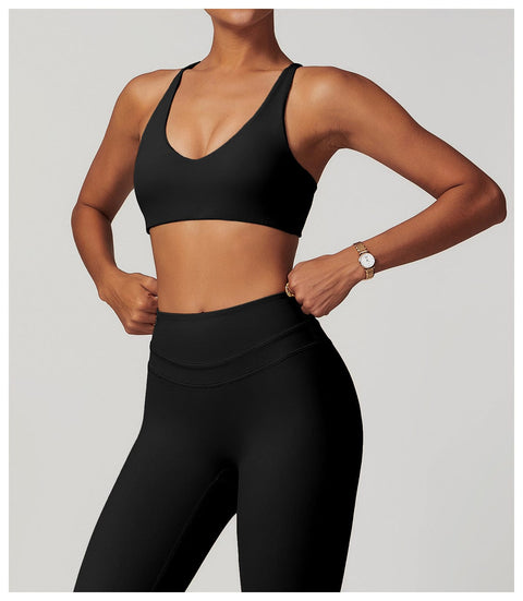 Curvypower | Australia Bras Women Support Sports Yoga Bra with Adjustable Cross Shoulder Straps