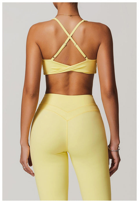 Curvypower | Australia Bras Women Support Sports Yoga Bra with Adjustable Cross Shoulder Straps