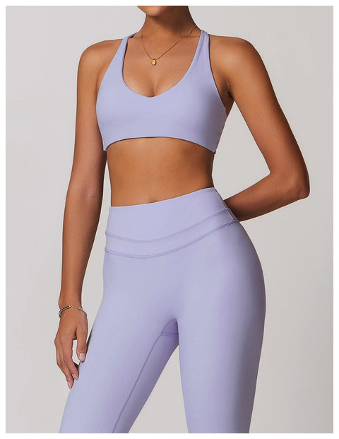 Curvypower | Australia Bras Women Support Sports Yoga Bra with Adjustable Cross Shoulder Straps