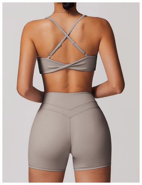 Curvypower | Australia Bras Women Support Sports Yoga Bra with Adjustable Cross Shoulder Straps