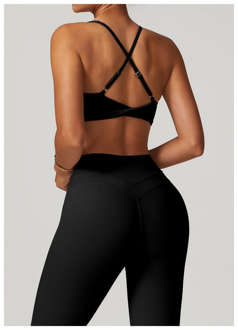 Curvypower | Australia Bras Women Support Sports Yoga Bra with Adjustable Cross Shoulder Straps