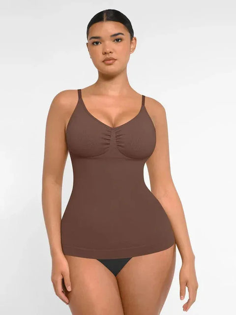 Curvypower | Australia camisole Brown / XS Seamless Tank Top Waist Slimming Tummy Tucker Camisole