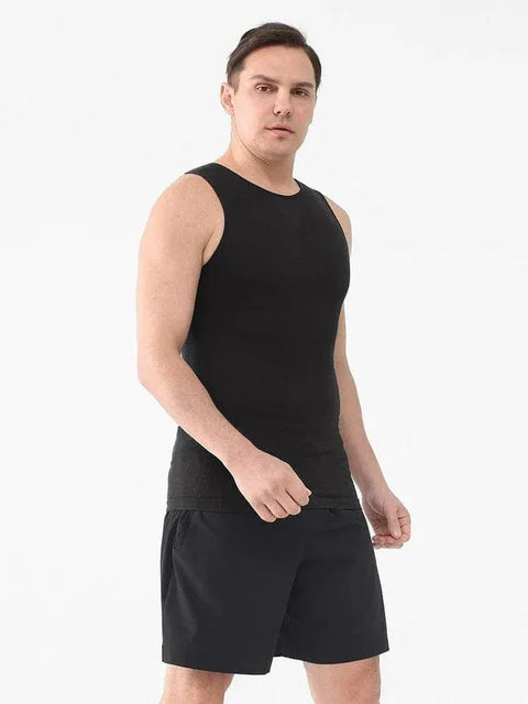 Curvypower | Australia Compression Shirt Men's Tummy Control Tank Top Shaping Compression Shirt
