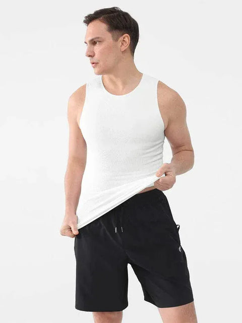 Curvypower | Australia Compression Shirt Men's Tummy Control Tank Top Shaping Compression Shirt