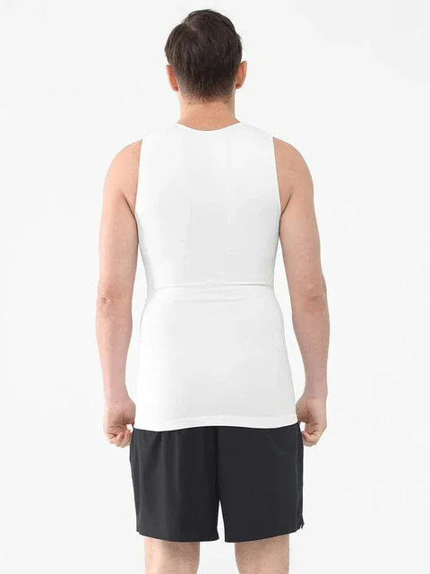 Curvypower | Australia Compression Shirt Men's Tummy Control Tank Top Shaping Compression Shirt