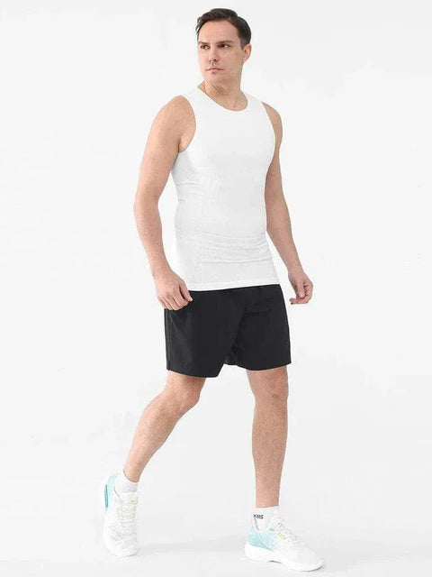 Curvypower | Australia Compression Shirt Men's Tummy Control Tank Top Shaping Compression Shirt