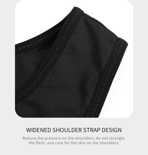 Curvypower | Australia Compression Shirt Men Tummy Control Compression Shirt Tank Top with Hook and Eye Closure