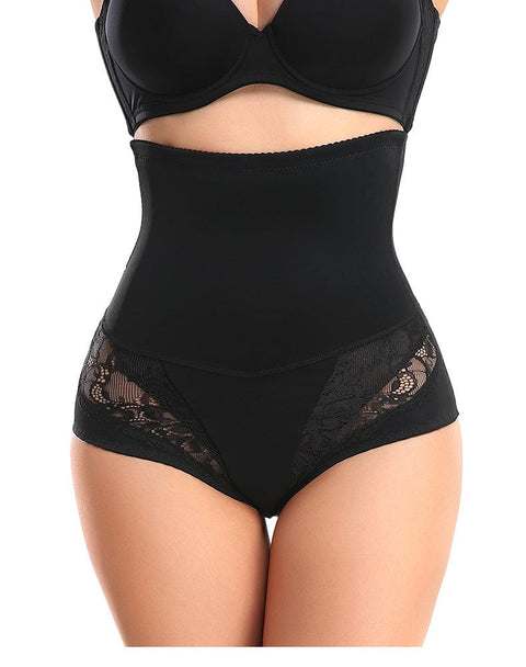 Curvypower | Australia High Waisted Briefs High Waist High Support Lace Tummy Tucker Women Shapewear Briefs