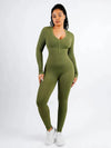 CurvyPower | Australia Jumpsuit Green / XS/S Full Body Bodysuit Deep V High Elastic Shaping Jumpsuit