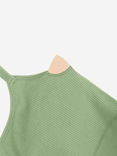 CurvyPower | Australia Jumpsuit Ribbed Plus Size Bodycon Jumpsuits Shaper with Removable Pads