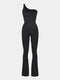 Curvypower | Australia Jumpsuit Seamless One Shoulder Flared Shaper Jumpsuit