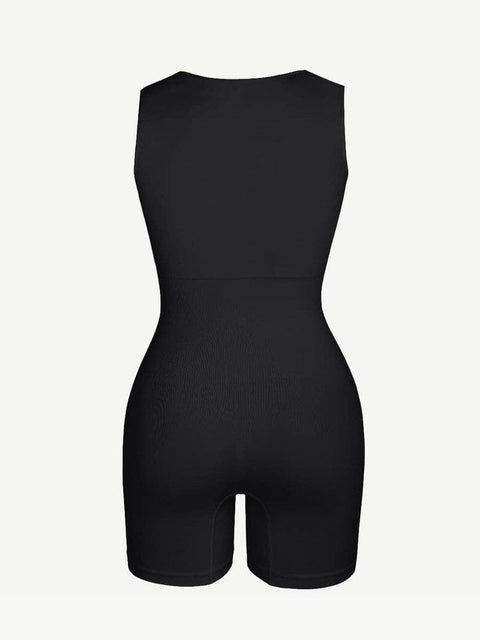 Curvypower | Australia Jumpsuit Square Neck Tummy Control Shaping Jumpsuit
