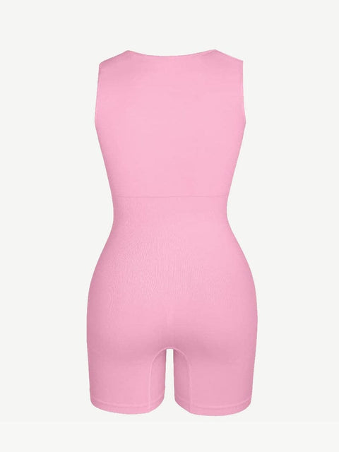 Curvypower | Australia Jumpsuit Square Neck Tummy Control Shaping Jumpsuit