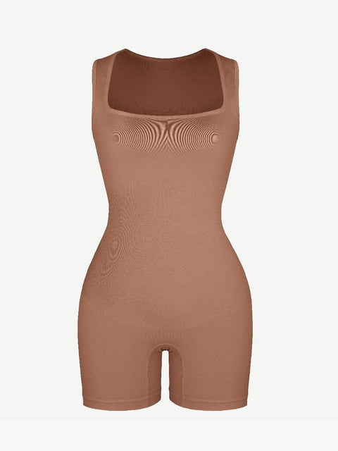 Curvypower | Australia Jumpsuit Square Neck Tummy Control Shaping Jumpsuit